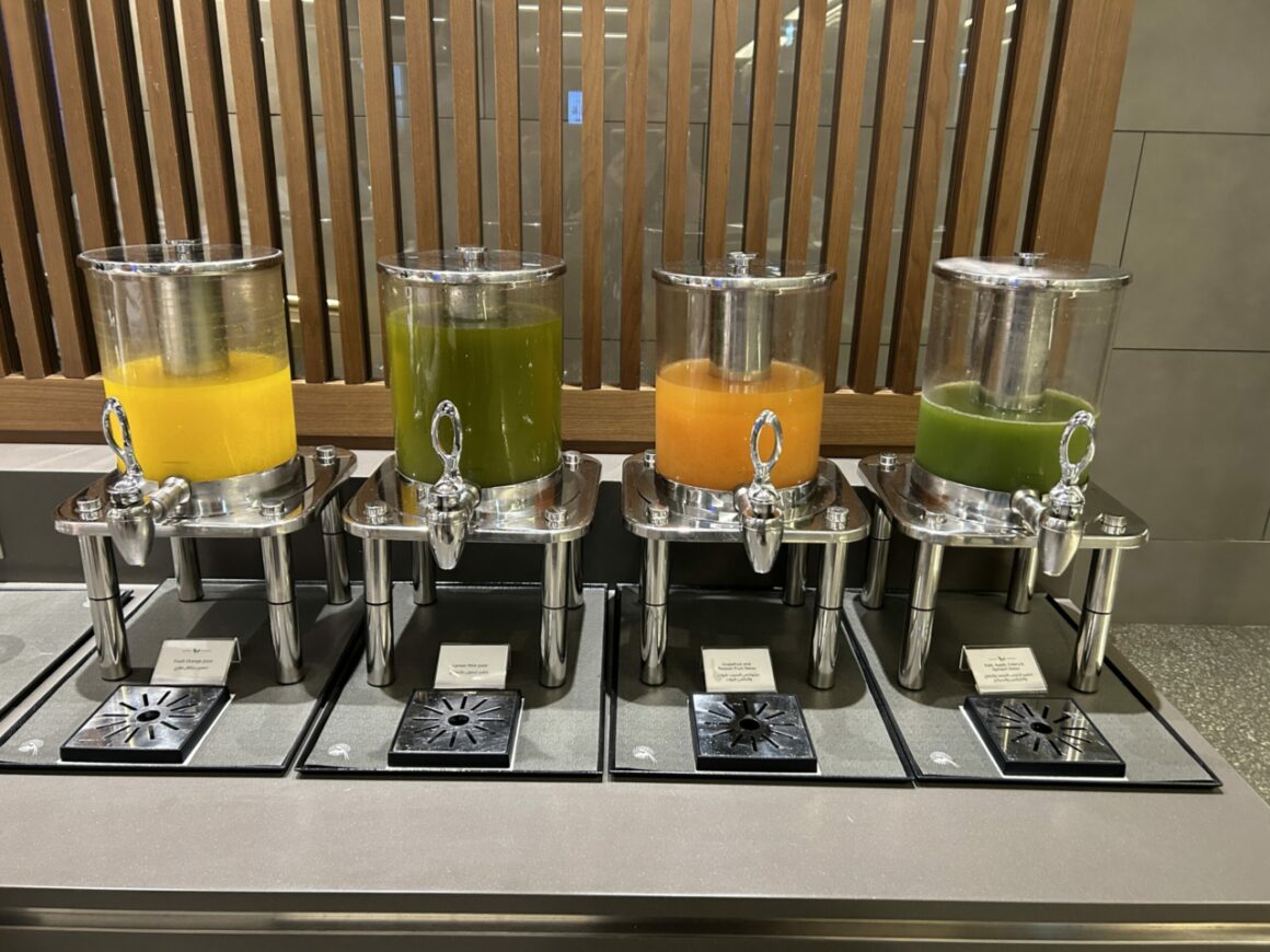 Qatar Airways new lounges Doha beverages 