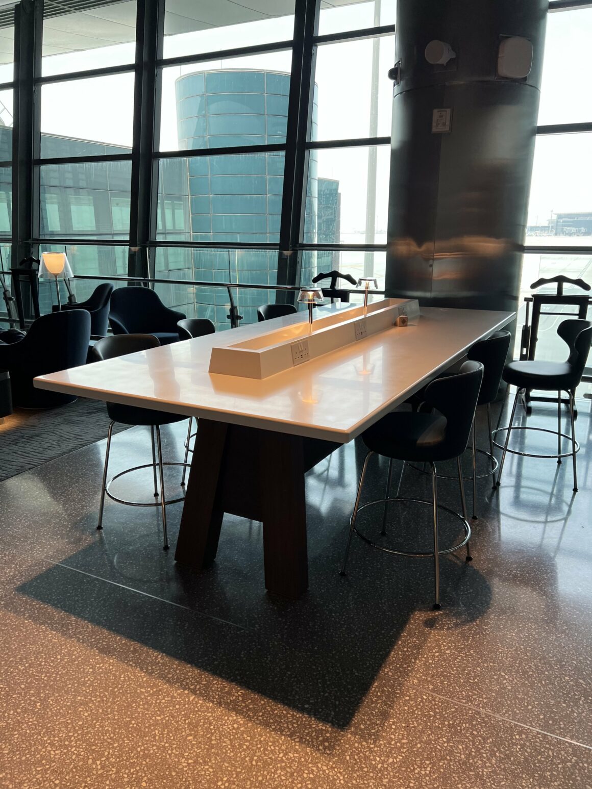high table with stools 