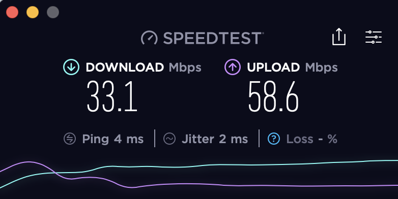 Wifif connectivity at Chase Sapphire Lounge