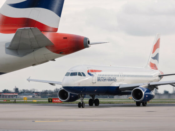 Brtitish Airways A320 tail Heathrow