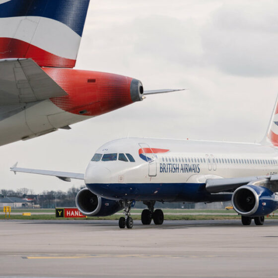 Brtitish Airways A320 tail Heathrow