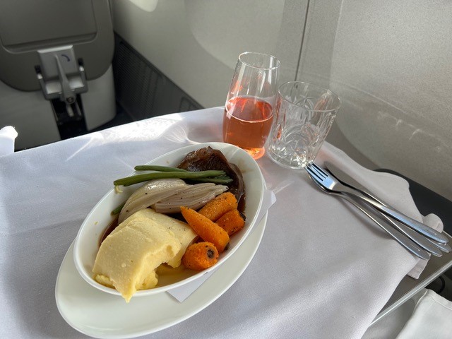 New Club World food flight