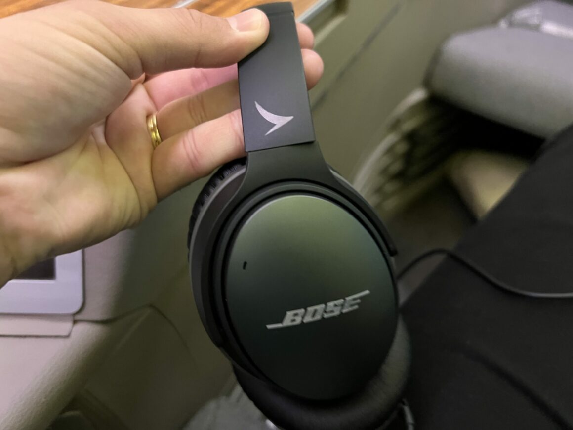 Cathay Pacific 777-300ER Business Class Bose Headphones