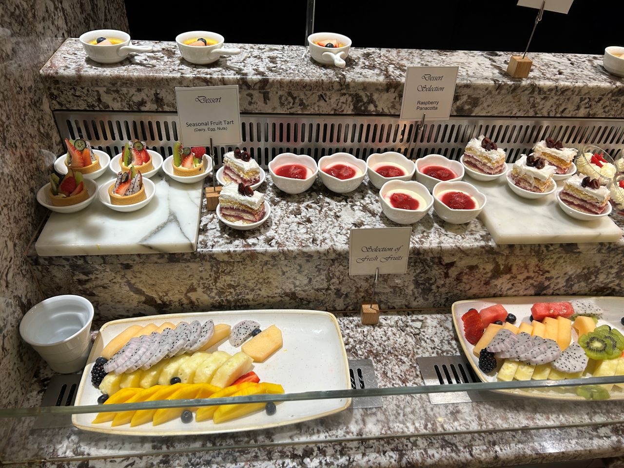 Jumeirah Emirates Tower Fresh Fruit and Deserts