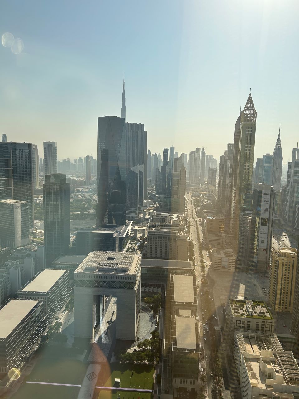 Jumeirah Emirates Tower overlooking Dubai