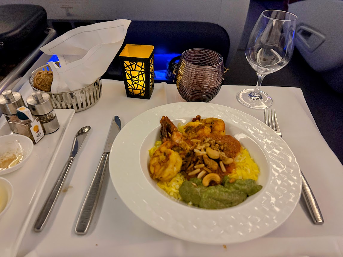 Qatar Airways Meal