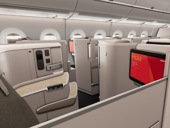 Iberia A350 business class suite