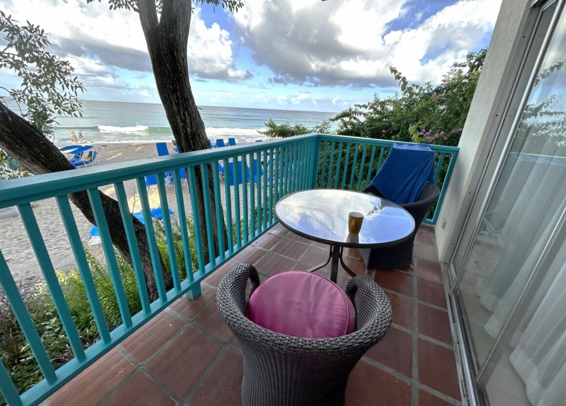 Crystal Cove Barbados Room Balcony
