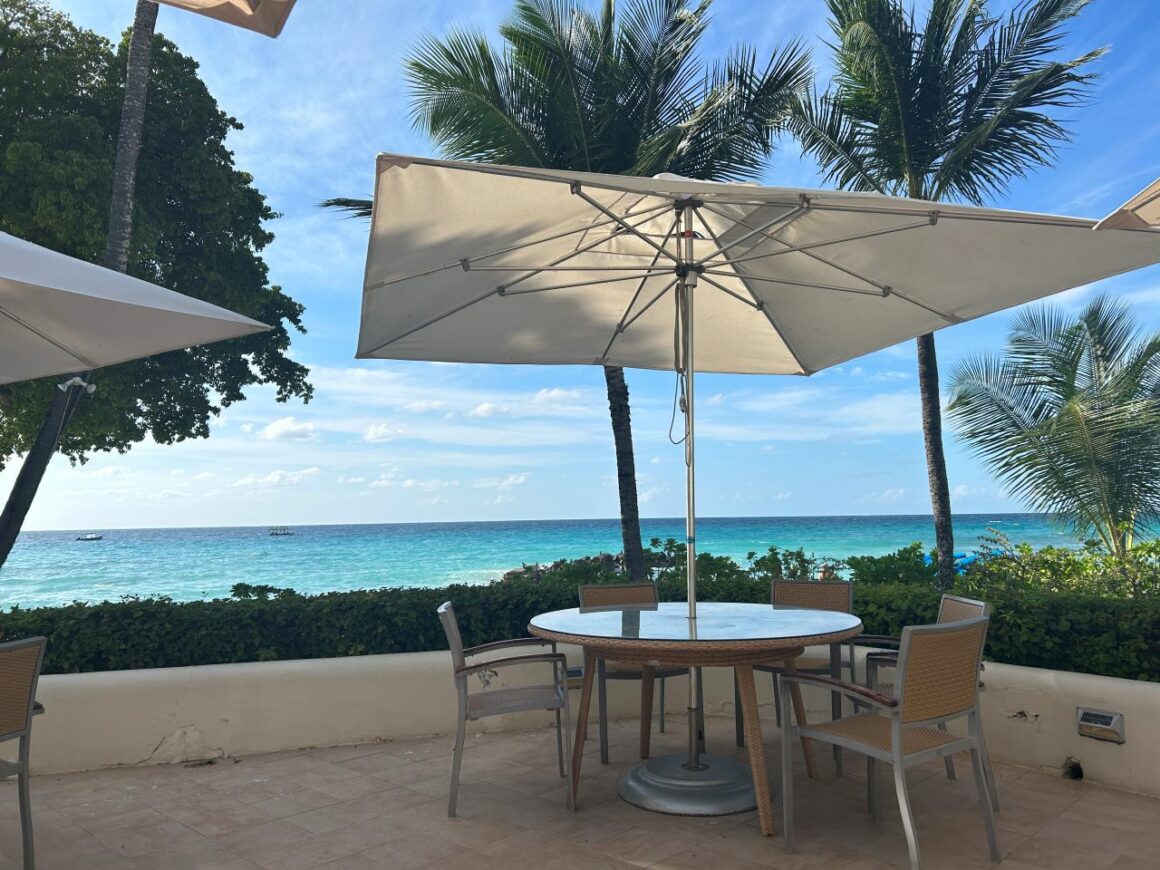 Crystal Cove Barbados overlooking the beach