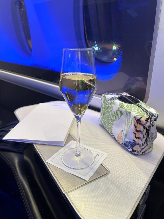 British Airways First class Champagne 