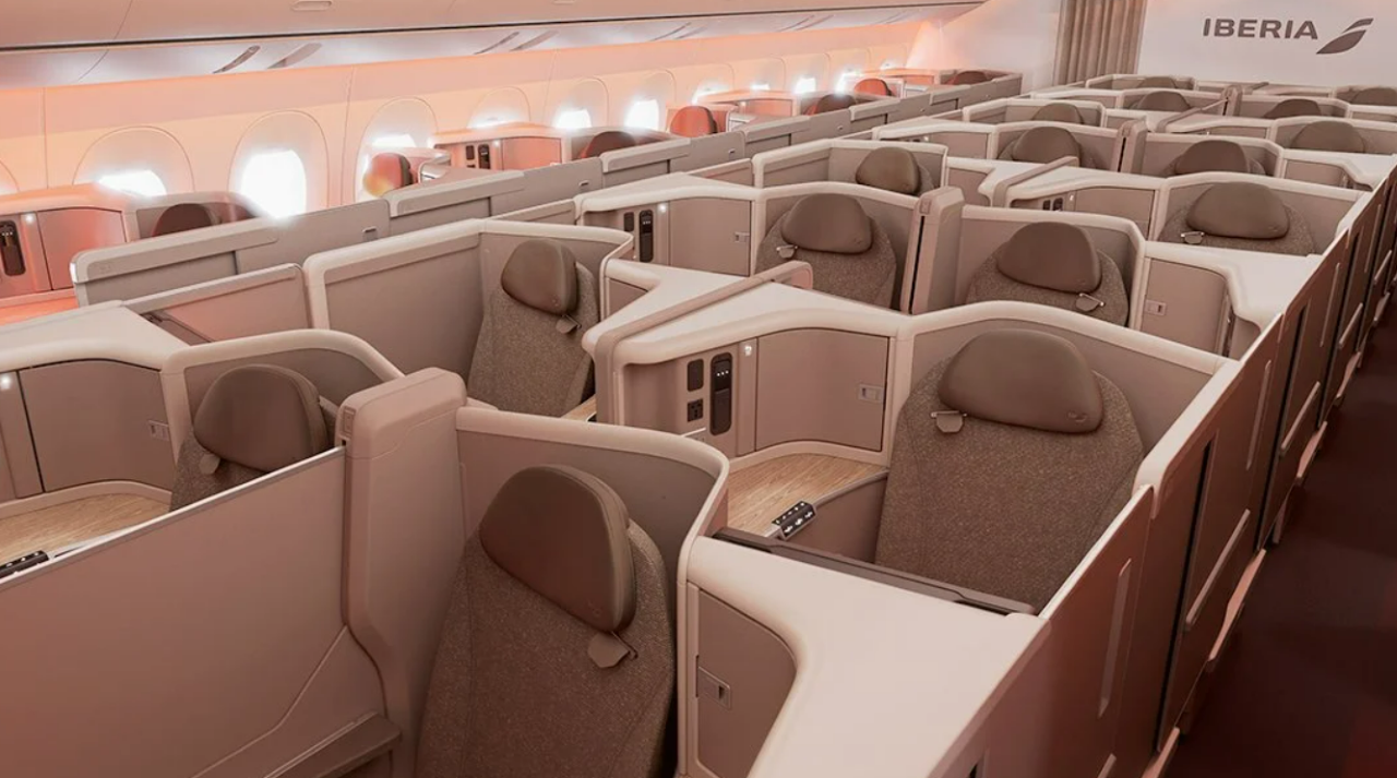 Iberia’s new Airbus A350 business class