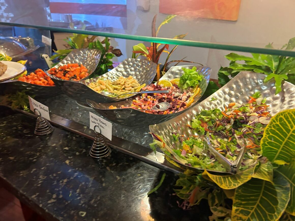 Salad Selection at Crystal Cove Buffet