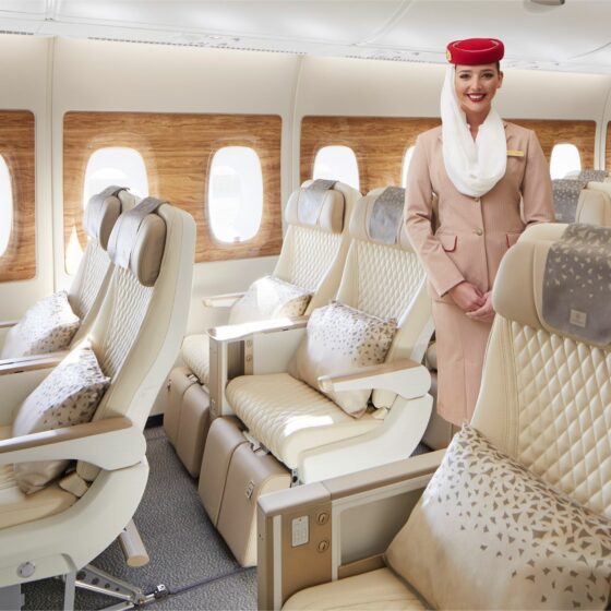 Emirates A380 premium economy