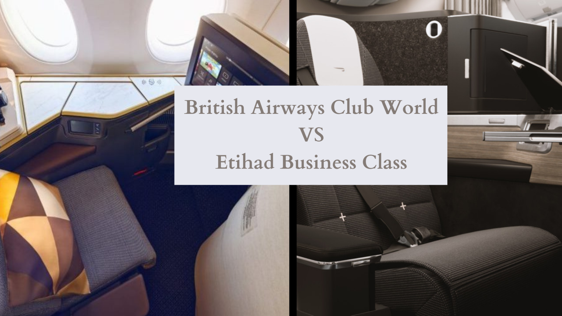 Etihad Vs. British Airways