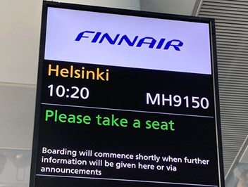 Finnair, departures