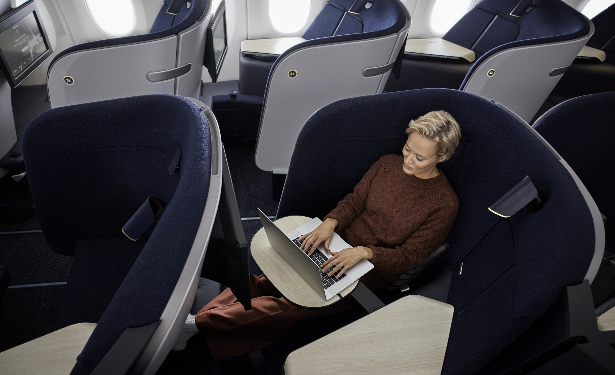 Finnair new Airlounge seats A350