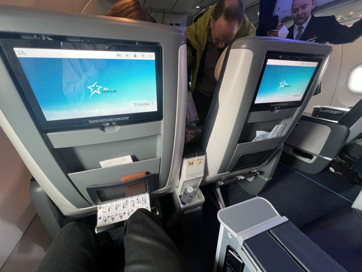 Air Transat's Premium Economy seat