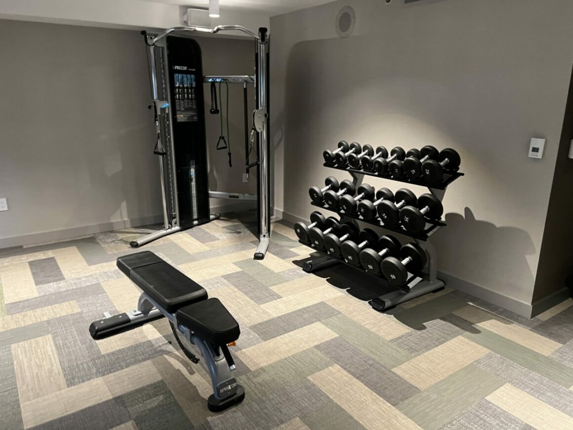 Kimpton Saint George Toronto dumbbells