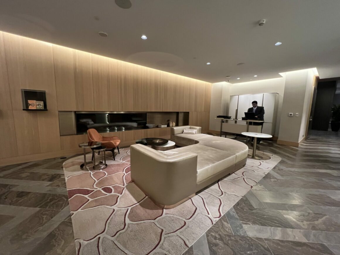 Park Hyatt reception area