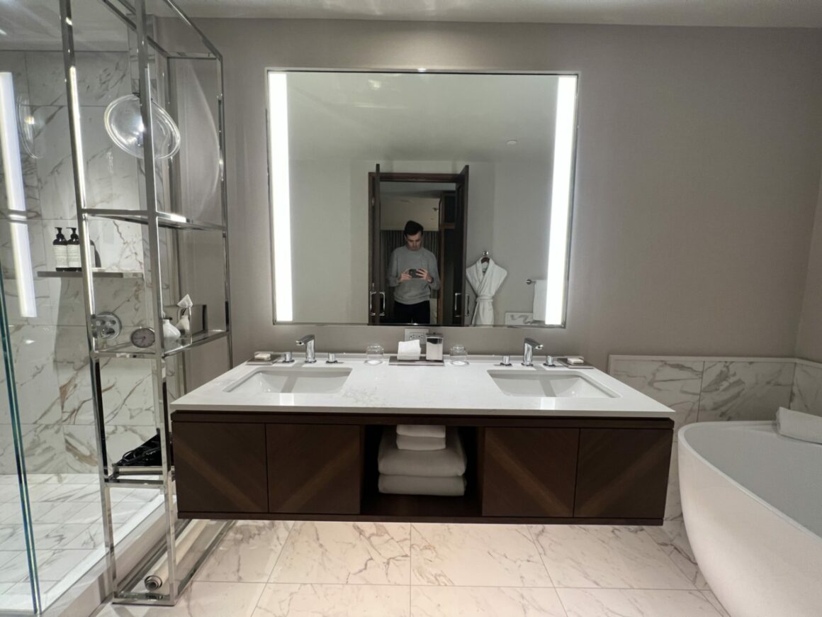 Park Hyatt bathroom sink