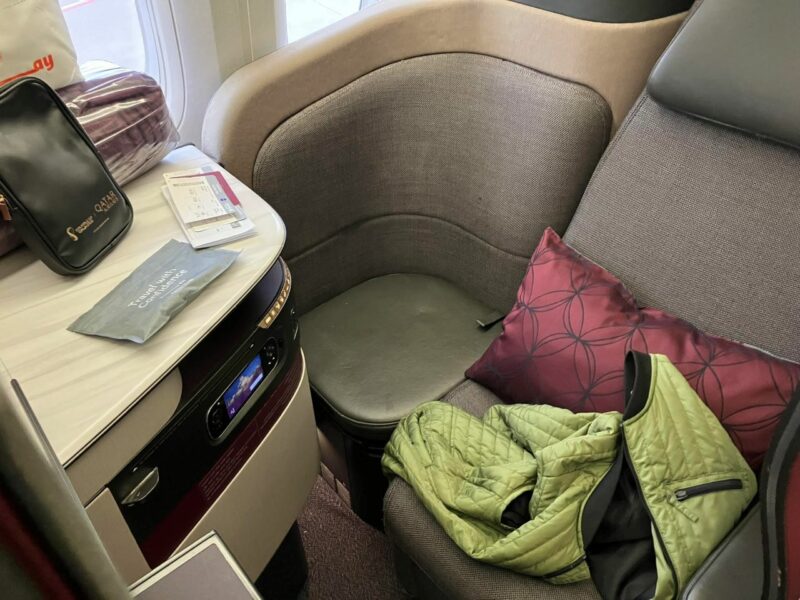 Qatar Airways QSuites Business Class Seat 