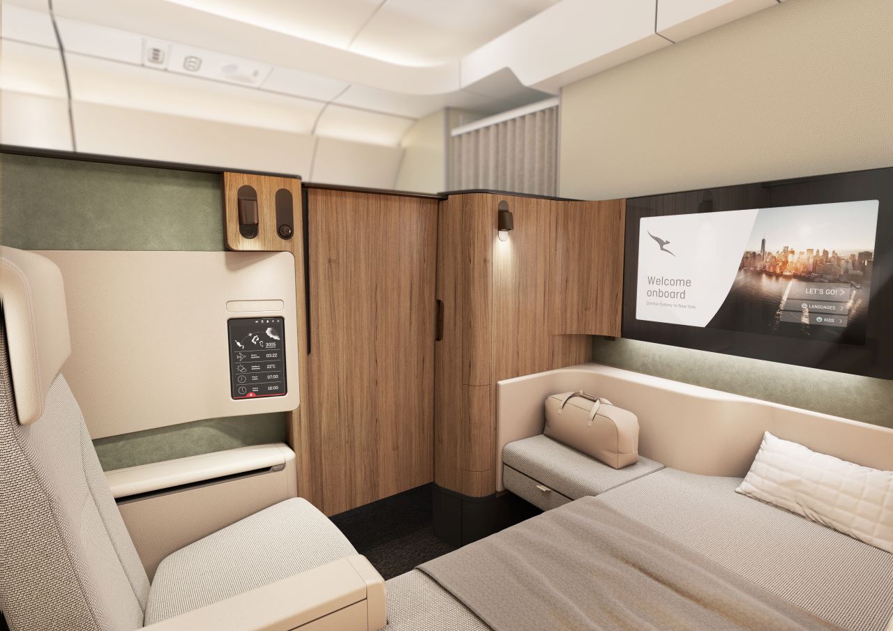 Qantas First Class A350 Seats