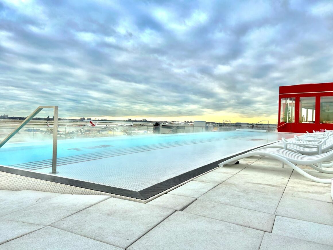 Swimming pool at TWA Hotel JFK