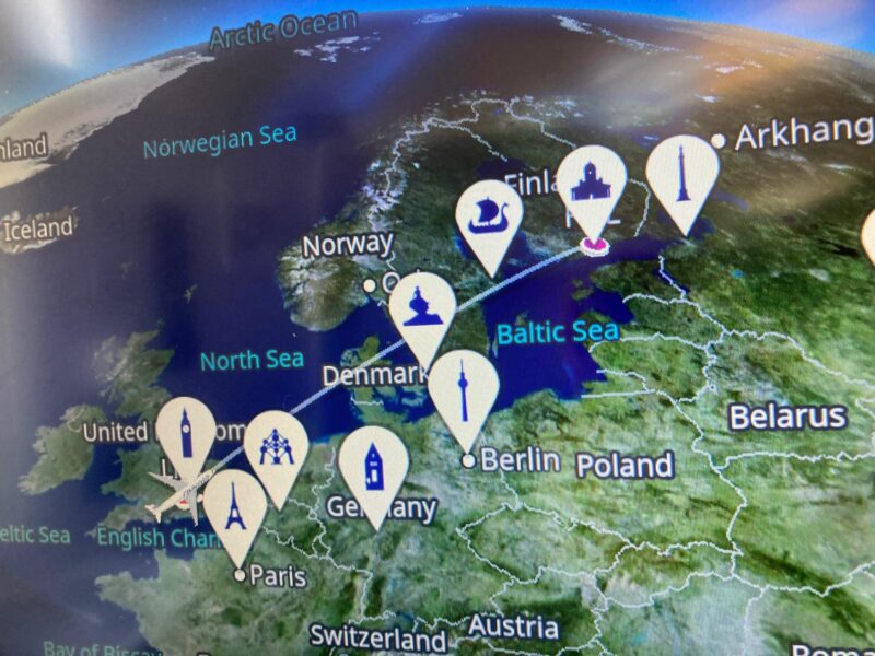 the flight, finnair, route map, heathrow, helsinki