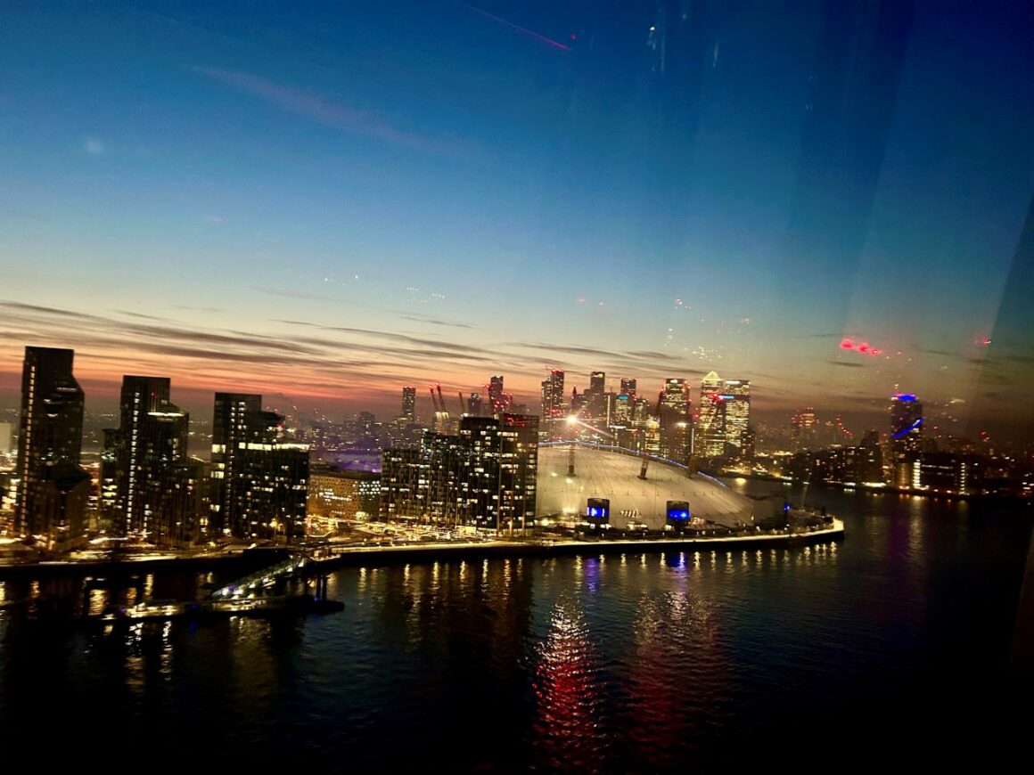 View from Sunborn London Yacht Hotel