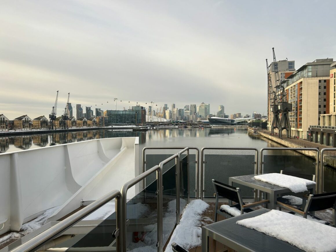 View outside the Yacht