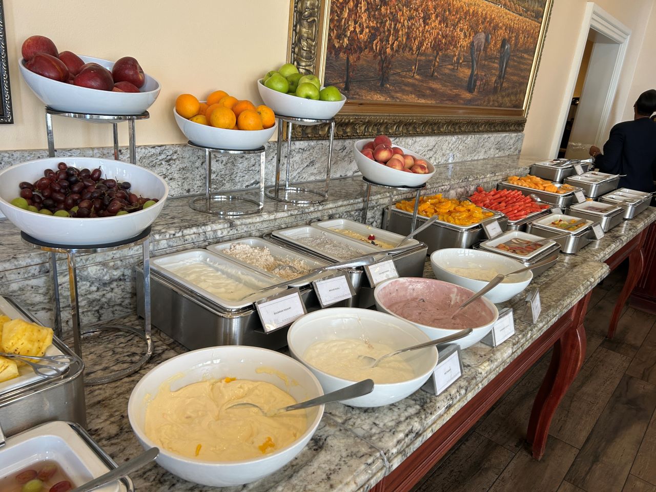 Yogurt and Fruit Selection