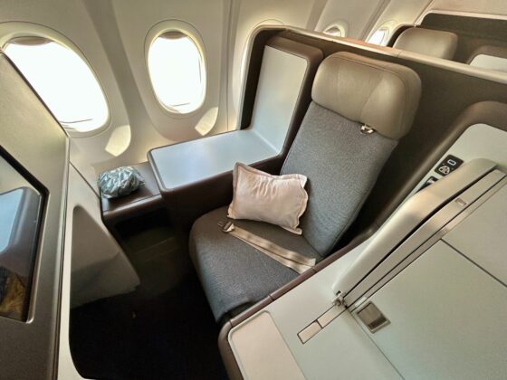 Fly Dubai solo seat business class
