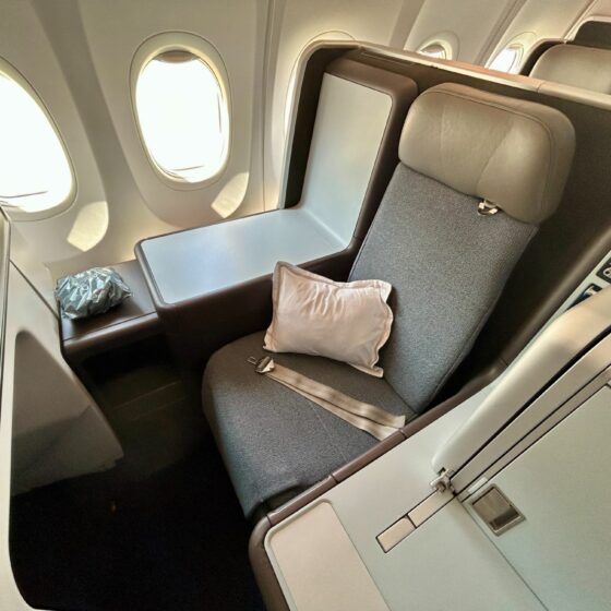 Fly Dubai solo seat business class