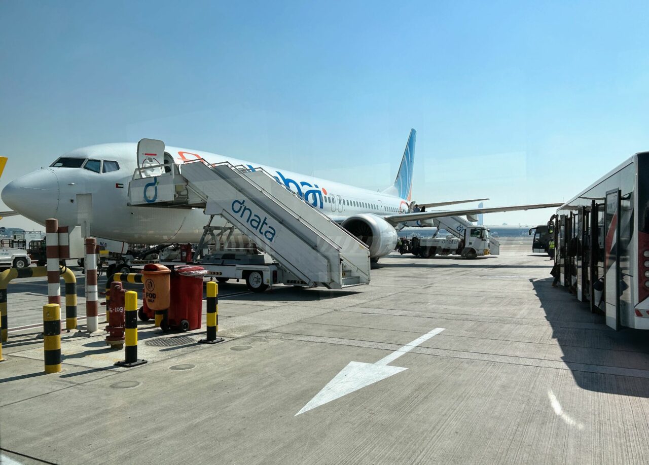 FlyDubai B737 MAX business class aircraft 