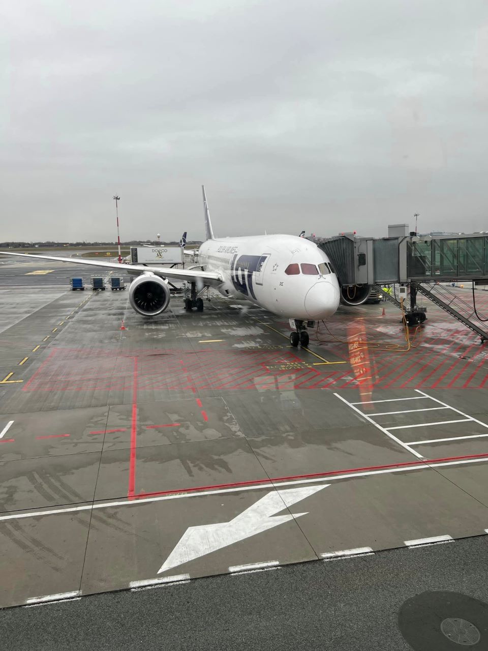 LOT Polish Airlines Business Class airplane 