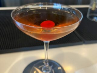 United Polaris Lounge Cocktail