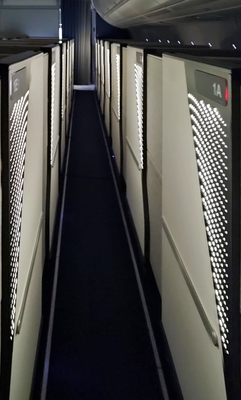 Turkish Airlines Business Class Cabin Hallway