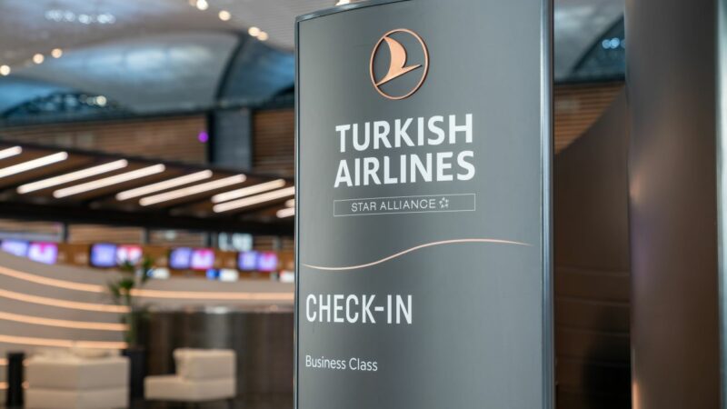 Turkish Airlines Business Class lounge