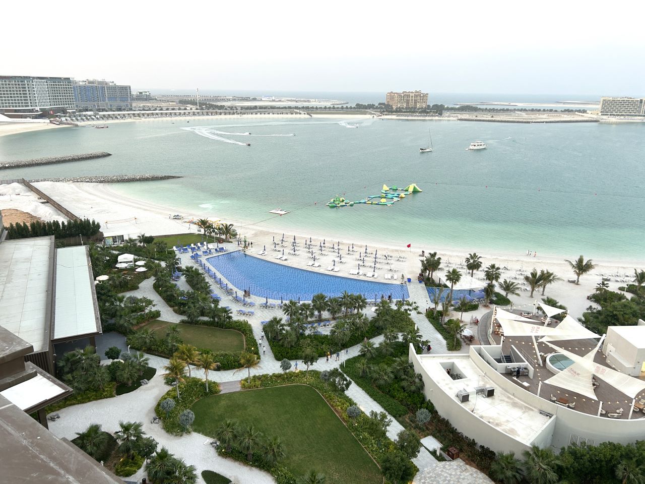 View from Mövenpick Resort Al Marjan