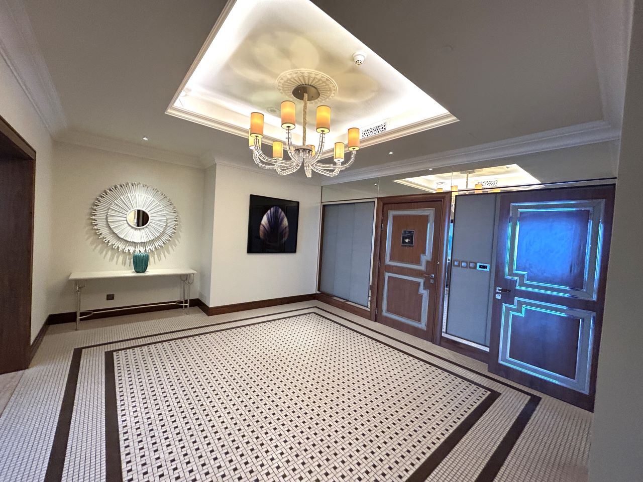 Waldorf Astoria hotel Ras Al Khaimah room hallway