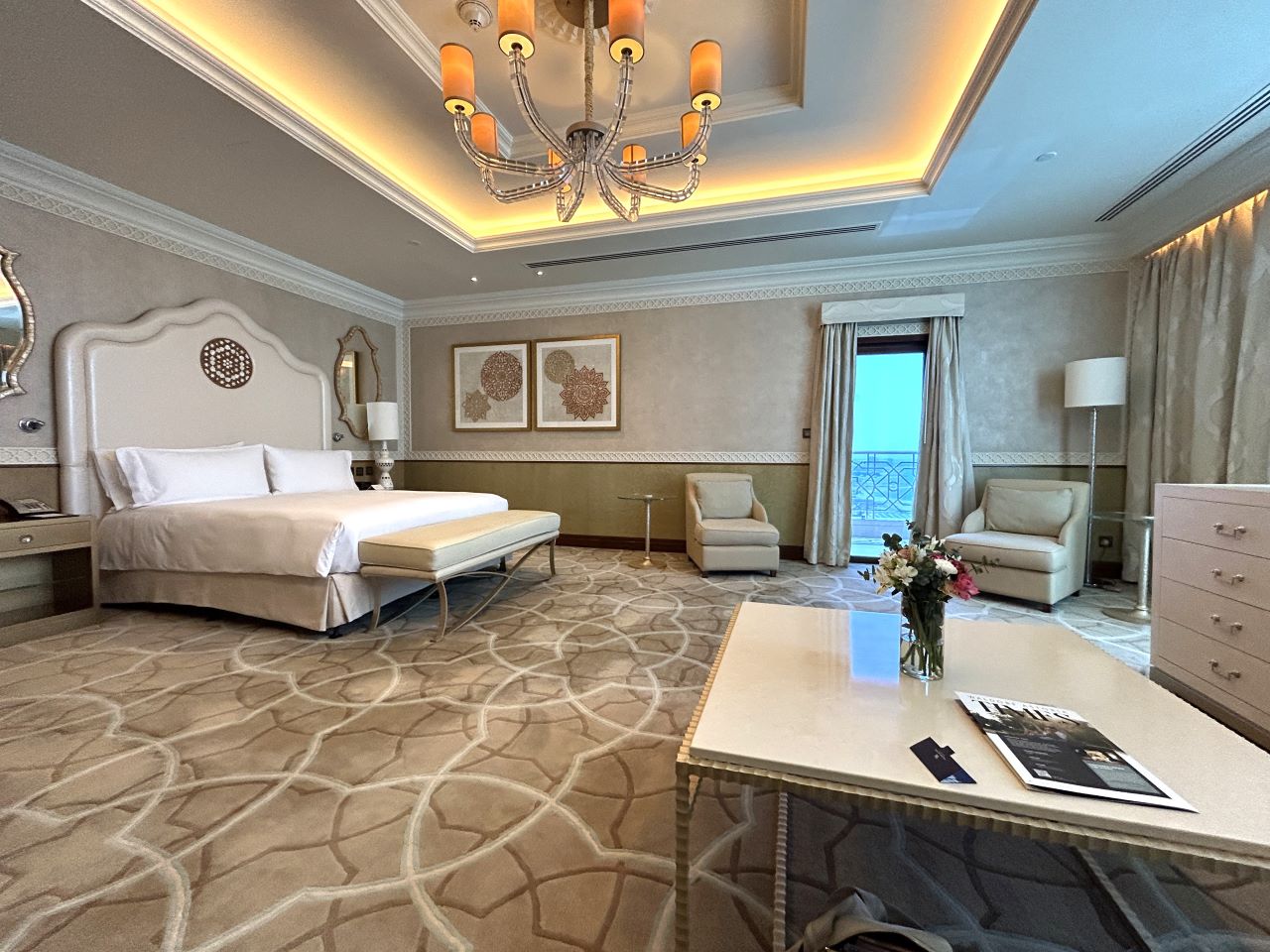 Waldorf Astoria RAK Tower Suite bedroom