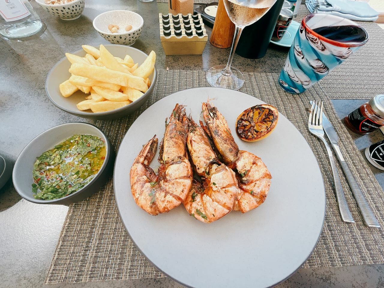 Big Prawns and Fries