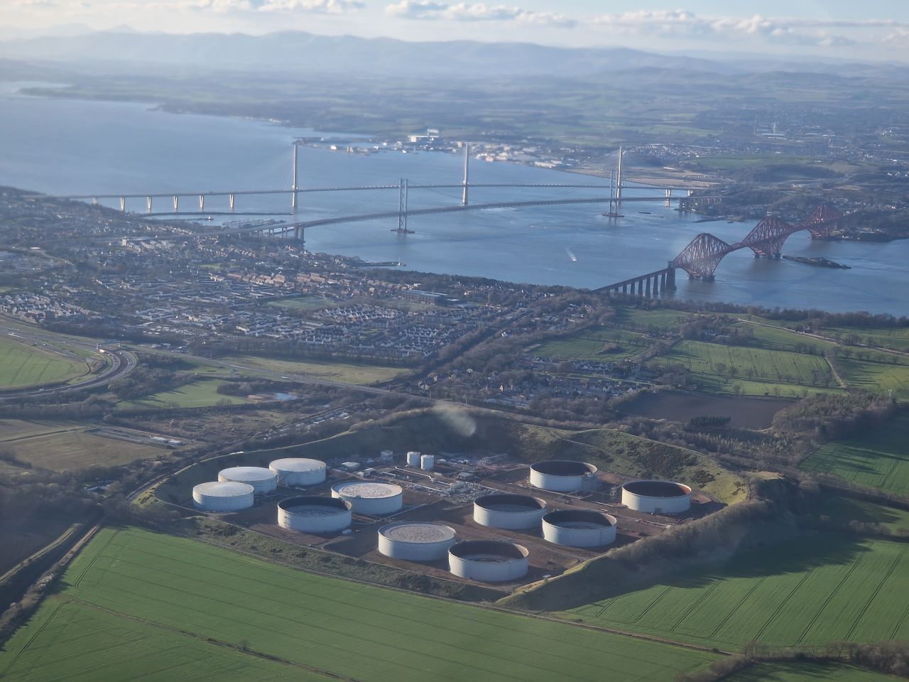 Forth Bridges on Departure