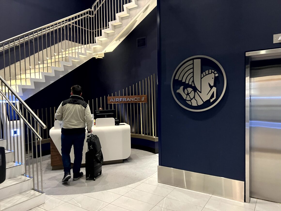 inside Air France's new lounge at Montreal Airport