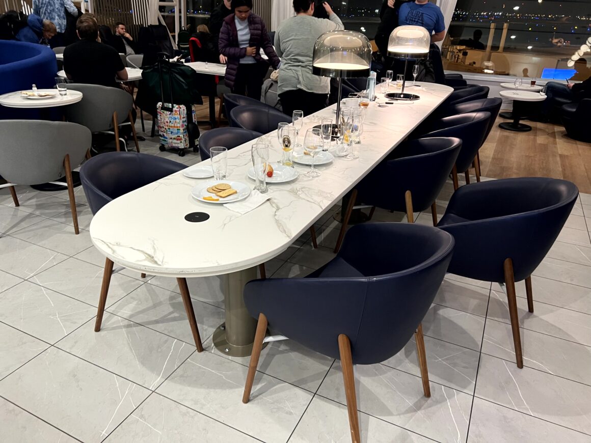 Air France's new lounge at Montreal Airport Dining Area