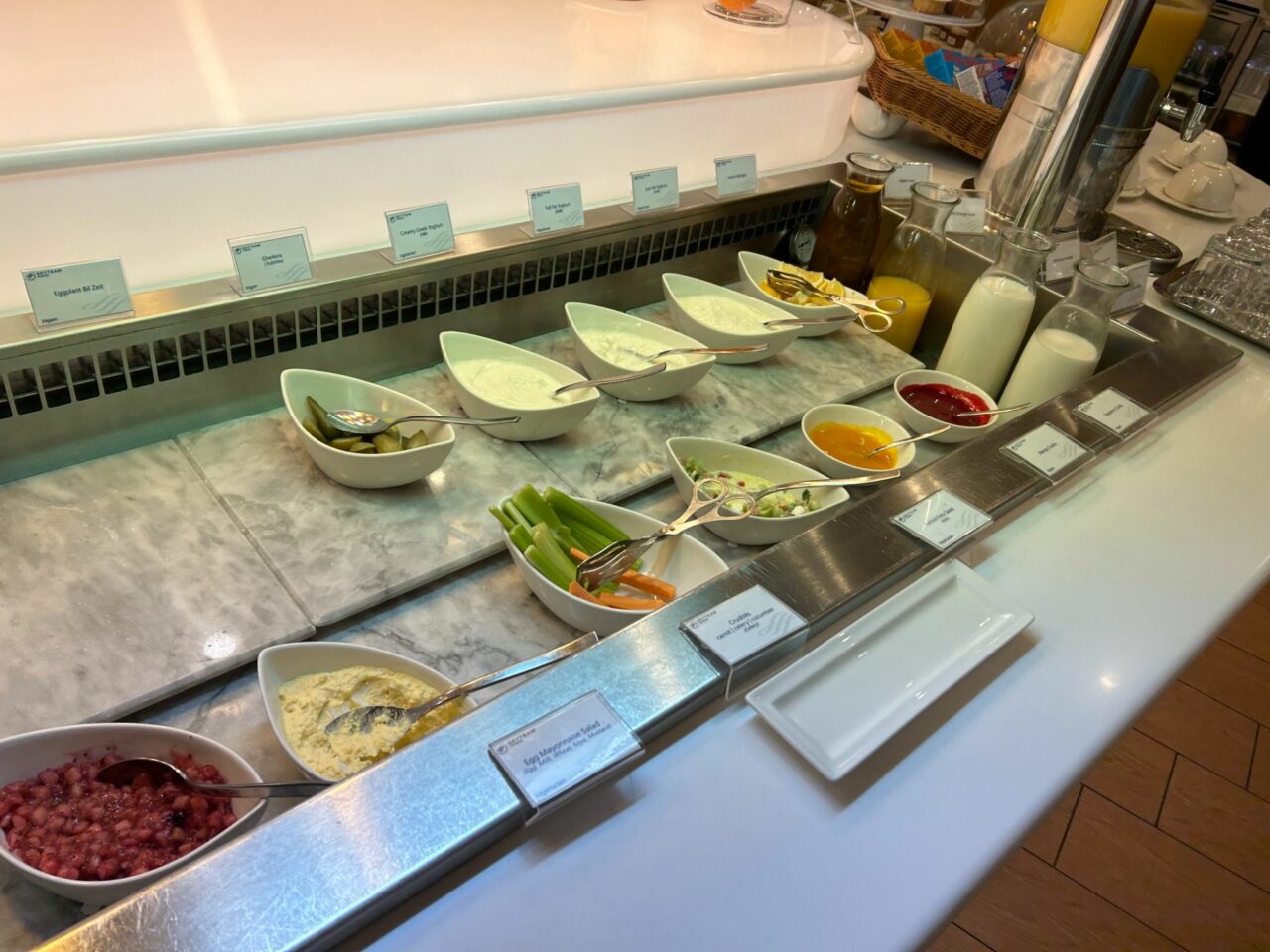 SkyTeam Lounge Salad Bar