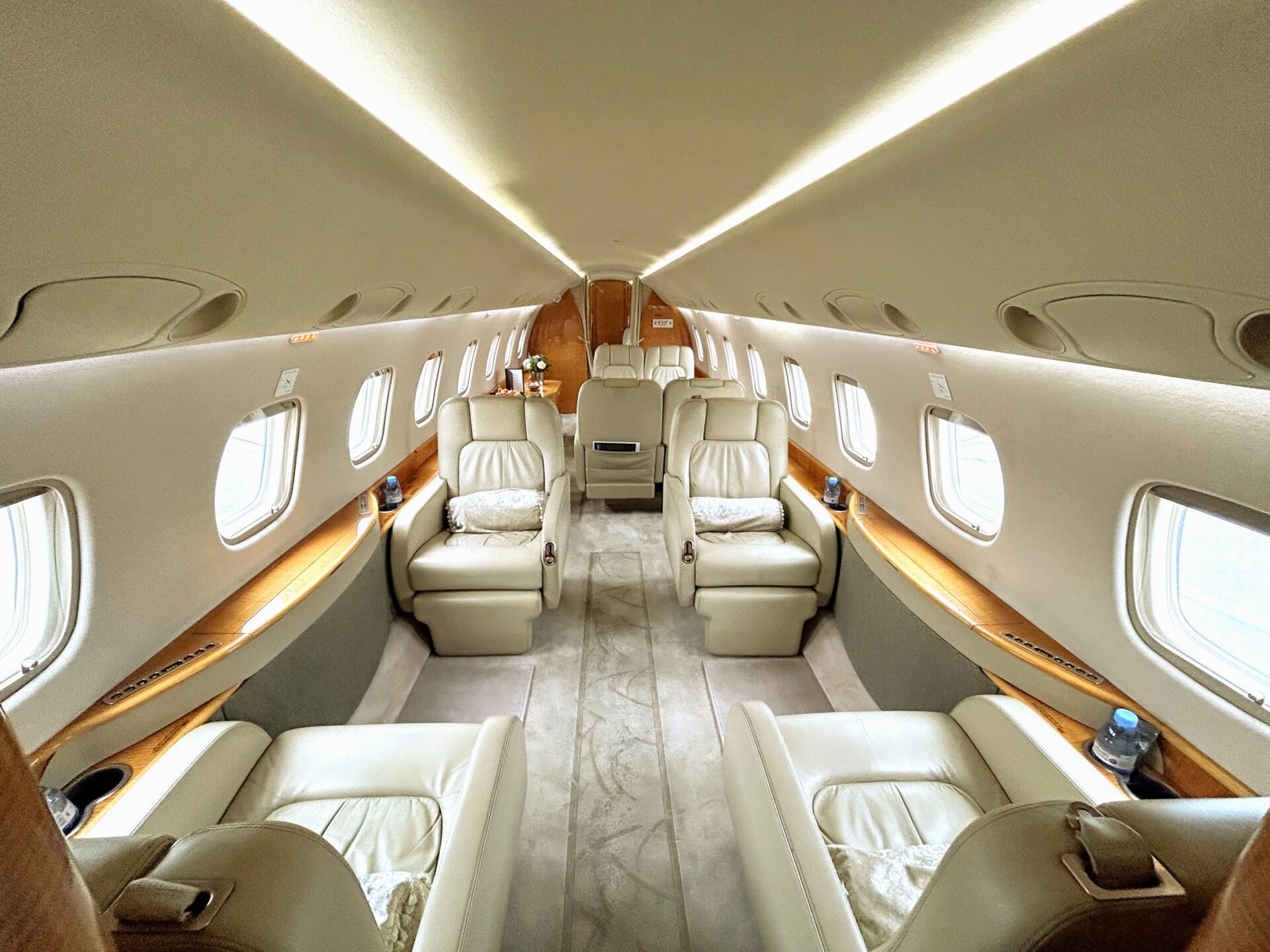 Lux Aviation Aircraft interior