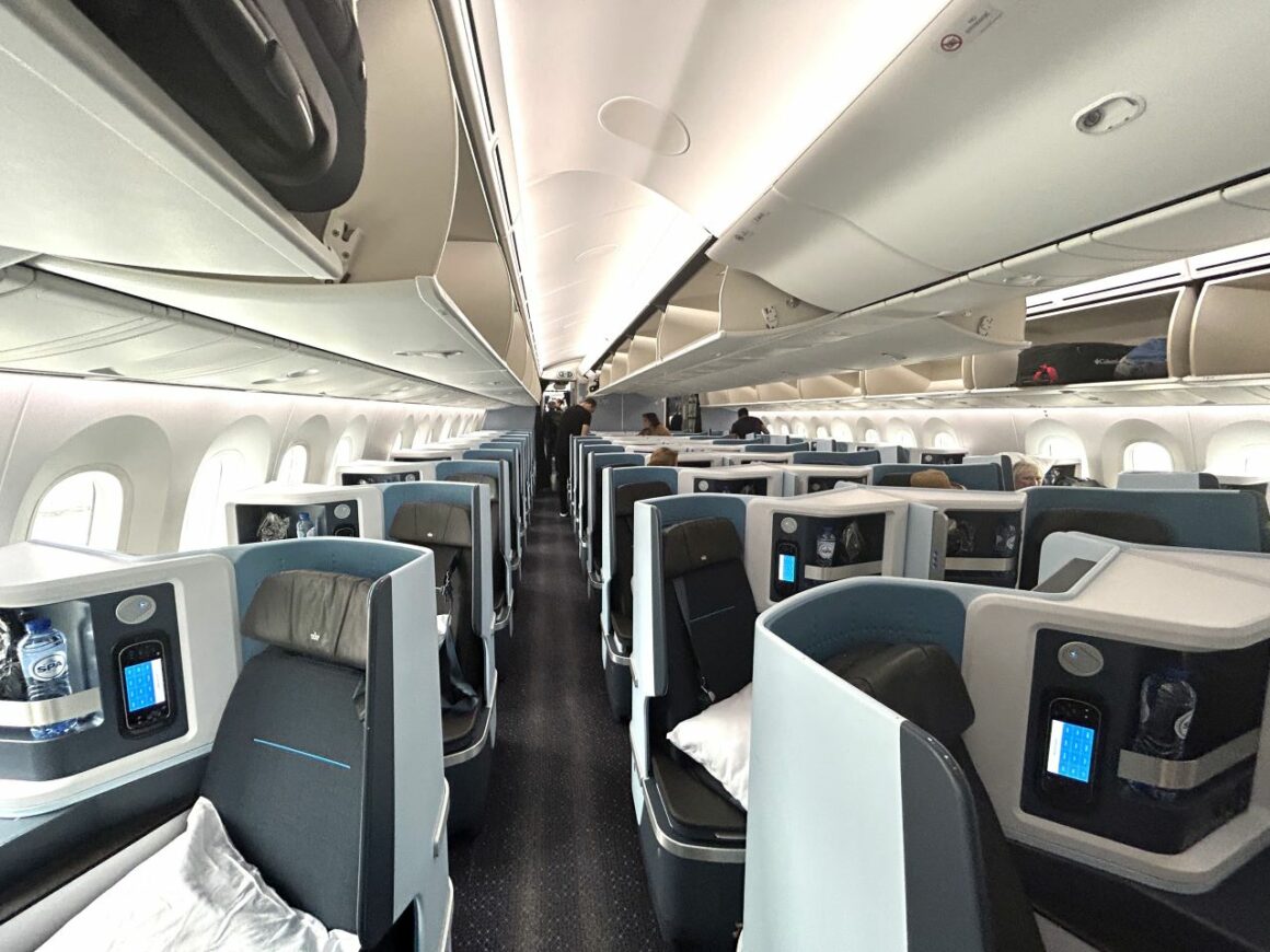 KLM Business Class Seat