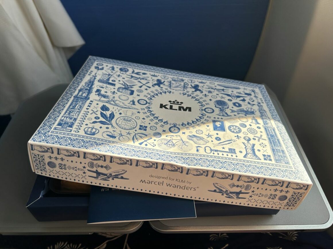 KLM Business Class Welcome Box