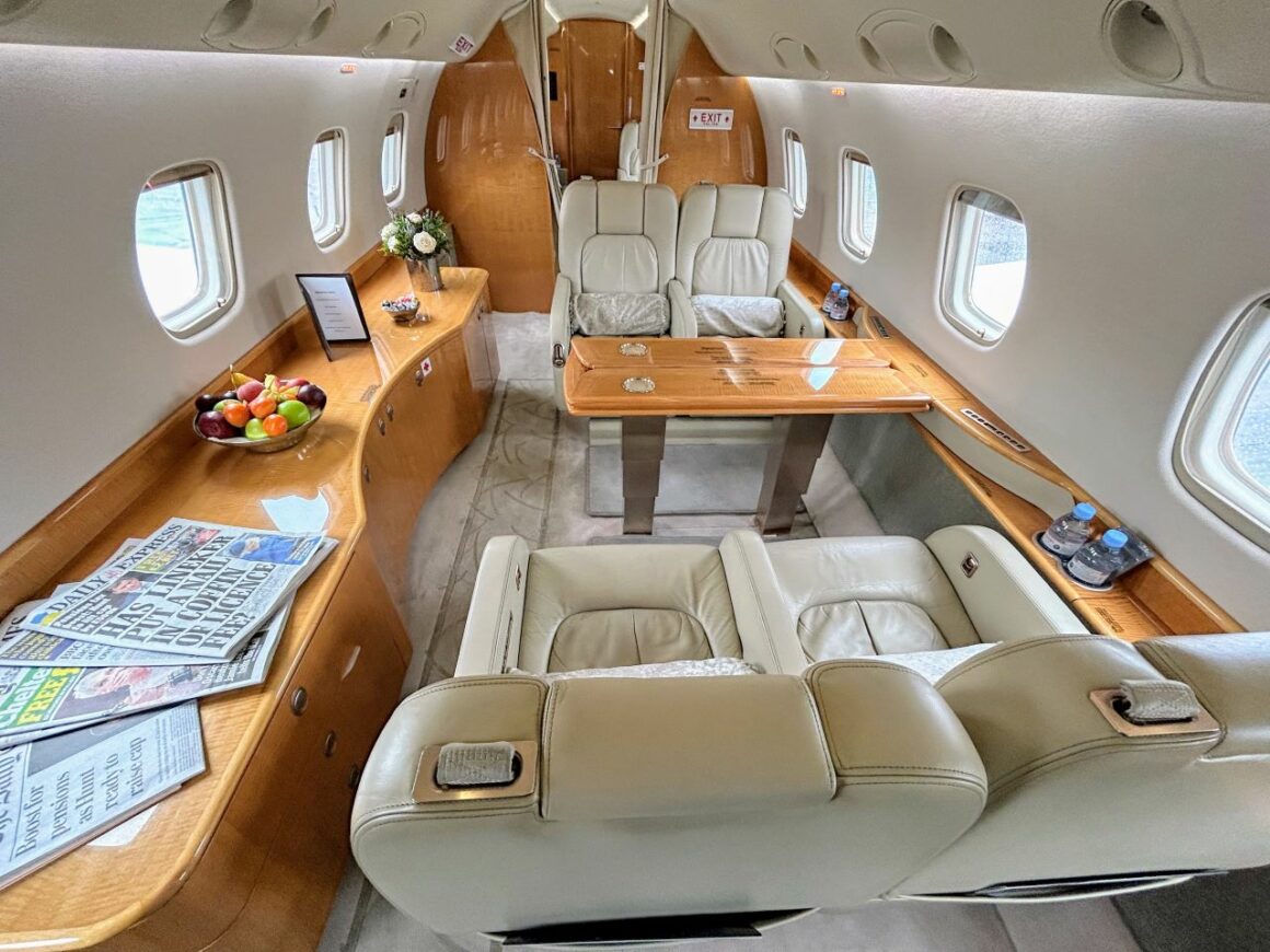 Inside Private jet empty leg with Luxaviation 